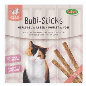 CAT BUBI STICKS CON AVE DE CORRAL 30 gr.